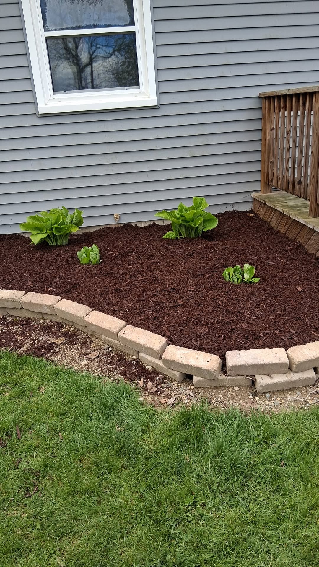 Mulch bed installation