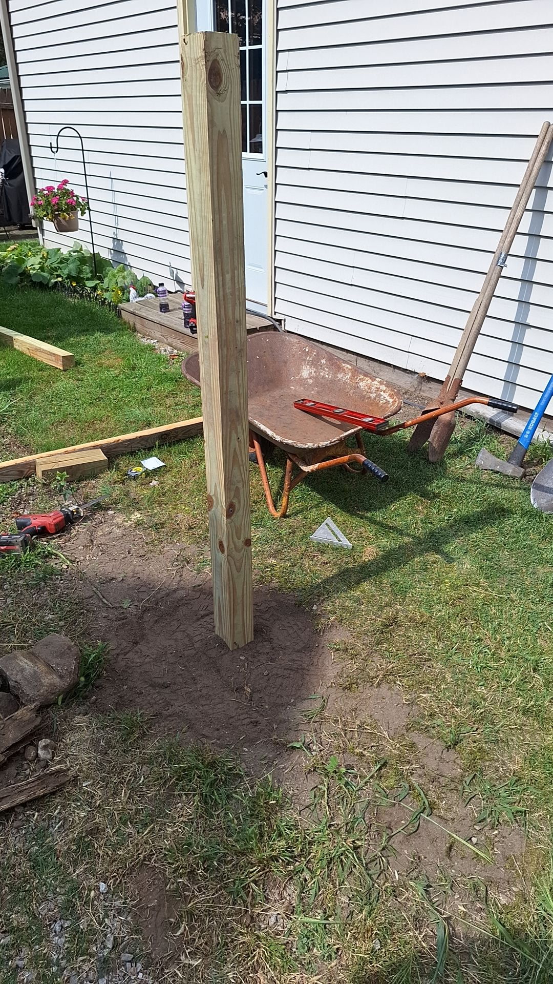 Fence installation