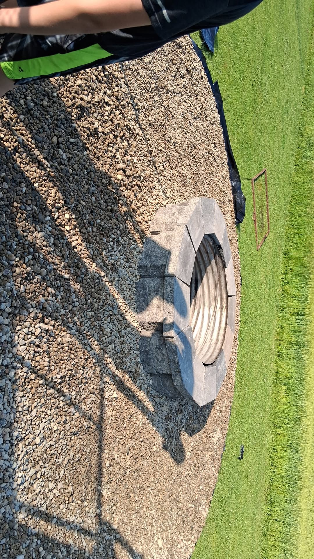 Fire pit installation